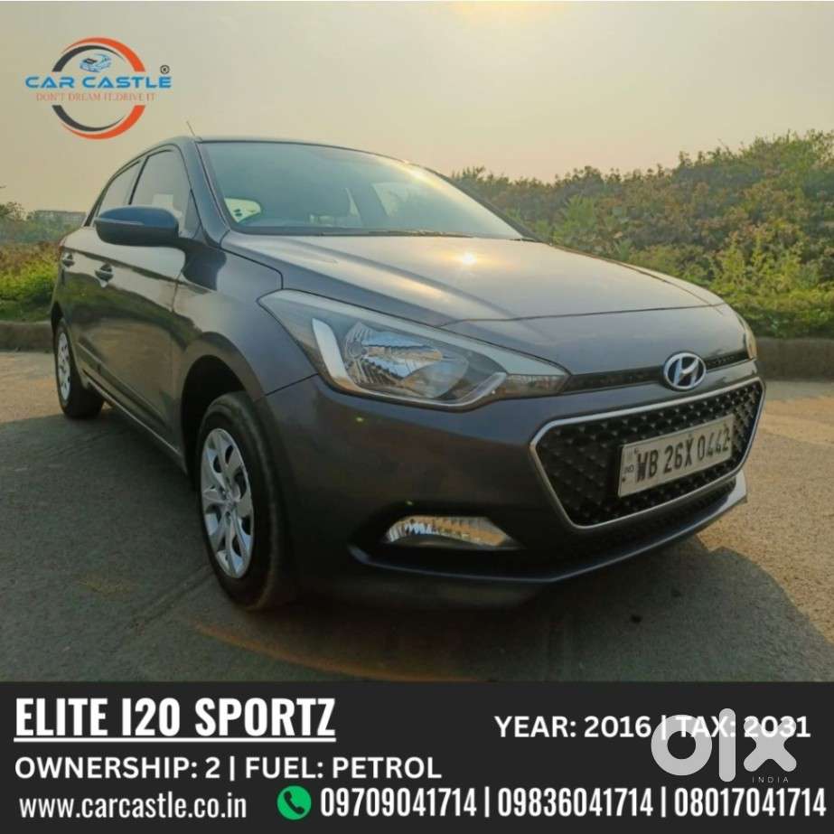 Hyundai Elite I20 Sportz (o) 1.2, 2016, Petrol