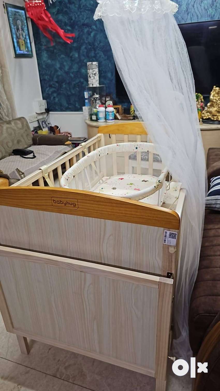 Baby crib used hardly for 6 months in good condition - Kids Furniture ...