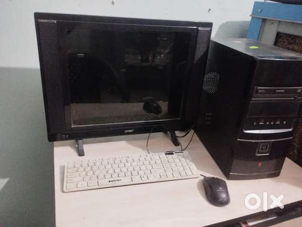 Sumsung pc and Orbit moniter with mouse and keyboard