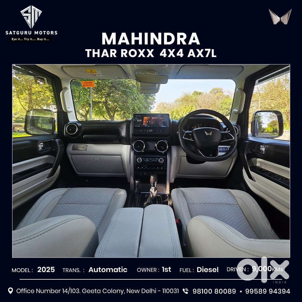Mahindra Thar Roxx Ax7 L Diesel At 4wd, 2025, Diesel