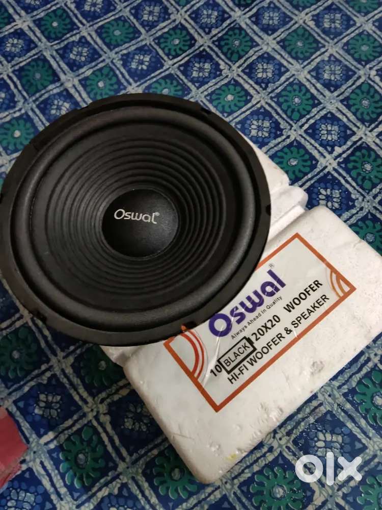 Oswal 240 wt subwofer,brand new box pack 2month old unused