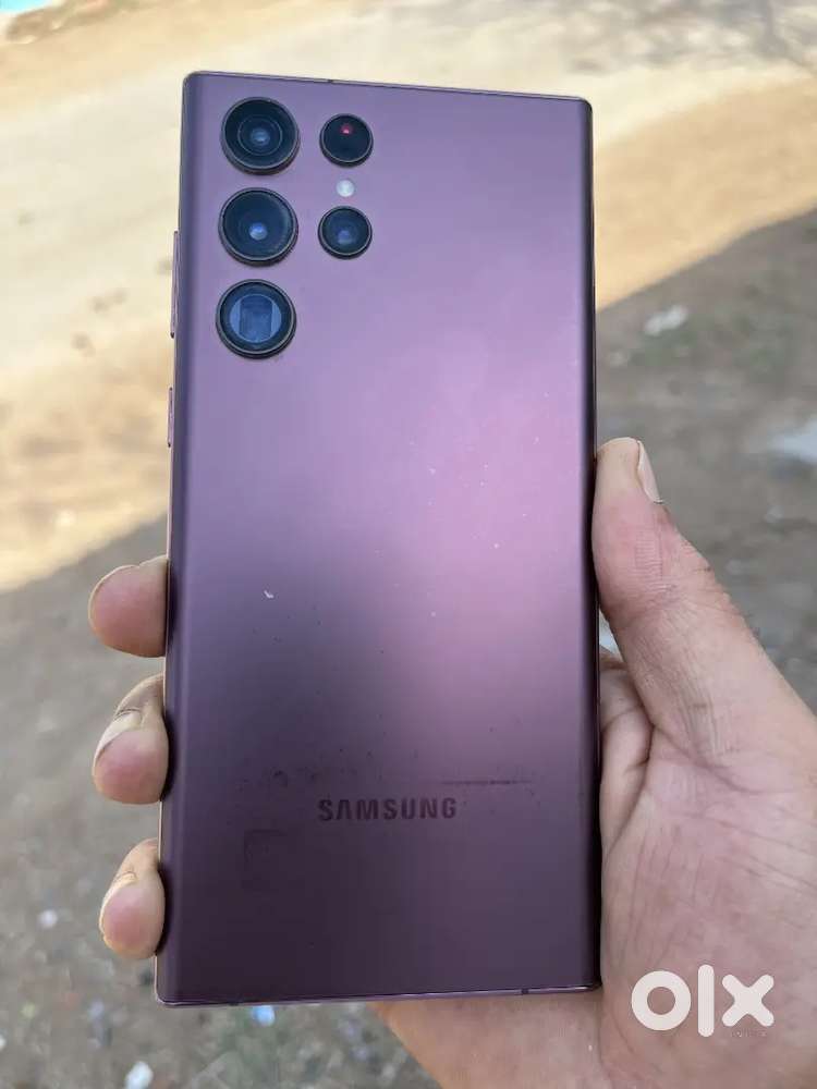 【ジャンク品】Samsung Galaxy S22 Ultra 本体 パープル Samsung s22 ultra 12/256 EXCHANGE HO JAYEGA - Mobile Phones in