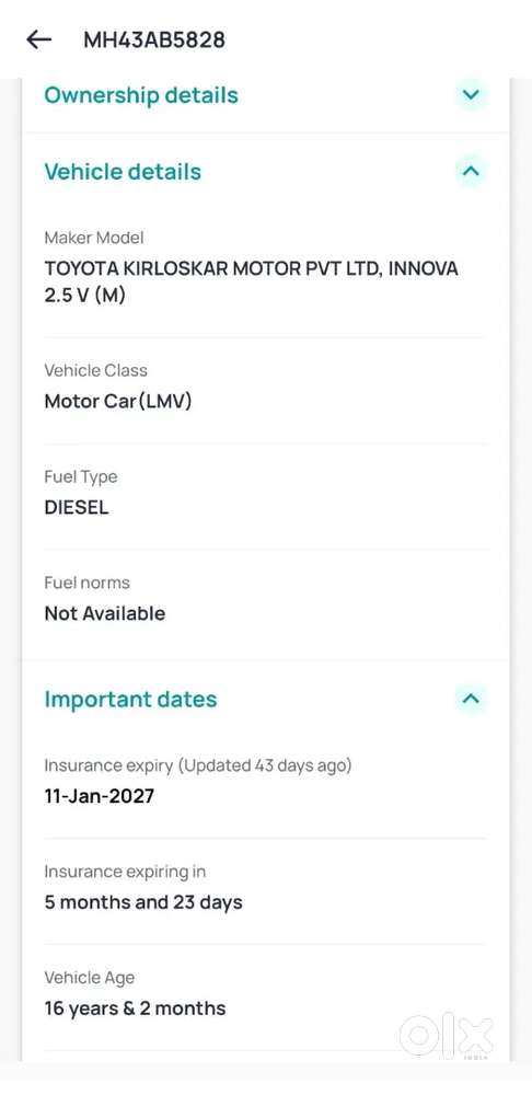 Toyota Innova Diesel 2010