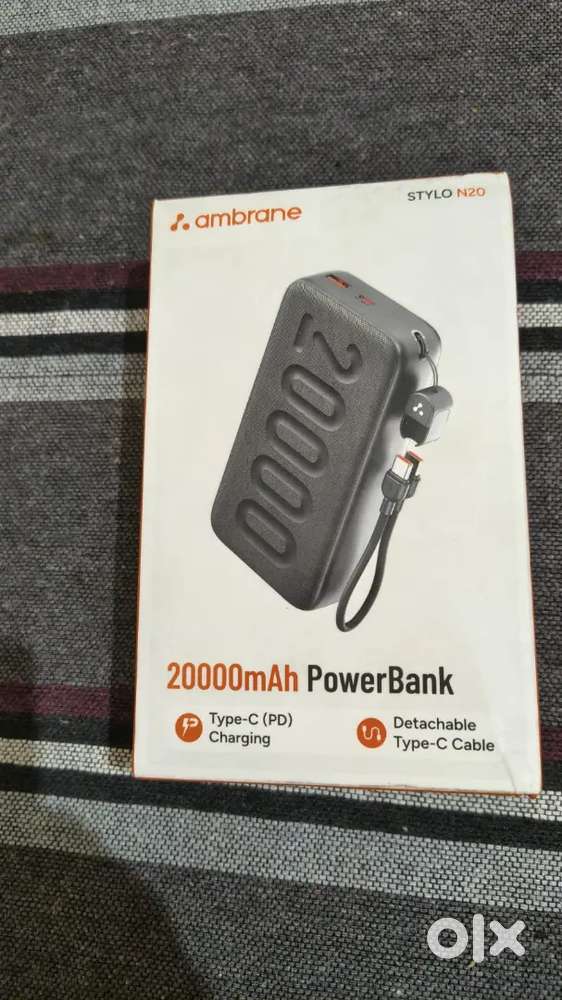 Ambrane 2000 mah brand new sell pack power bank