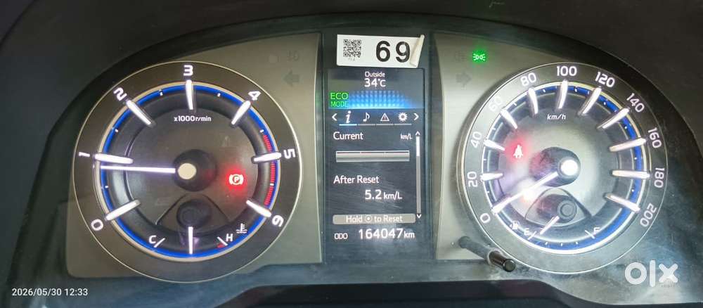 Toyota Innova Crysta 2.4 V, 2017, Diesel