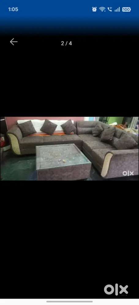 L SHAPED SOFA
