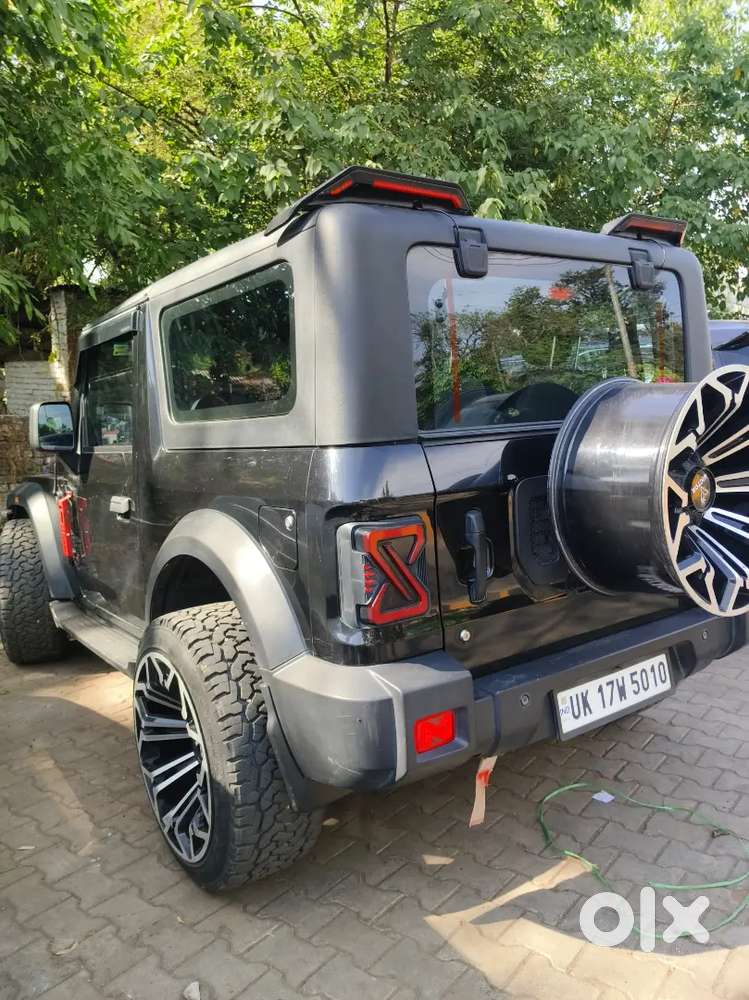 The Thar Is Fully Modified And Its Tyres Are Outside