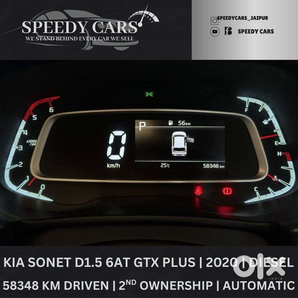Kia Sonet 1.5 Gtx Plus Diesel At Dt, 2020, Diesel