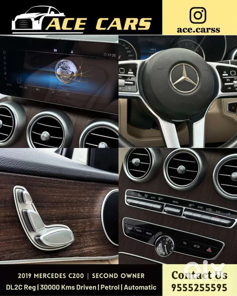 Mercedes-benz C-class C 200 Progressive, 2019, Petrol