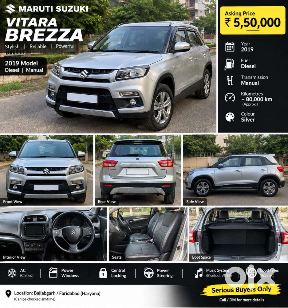 Maruti Brezza Vdi 2019