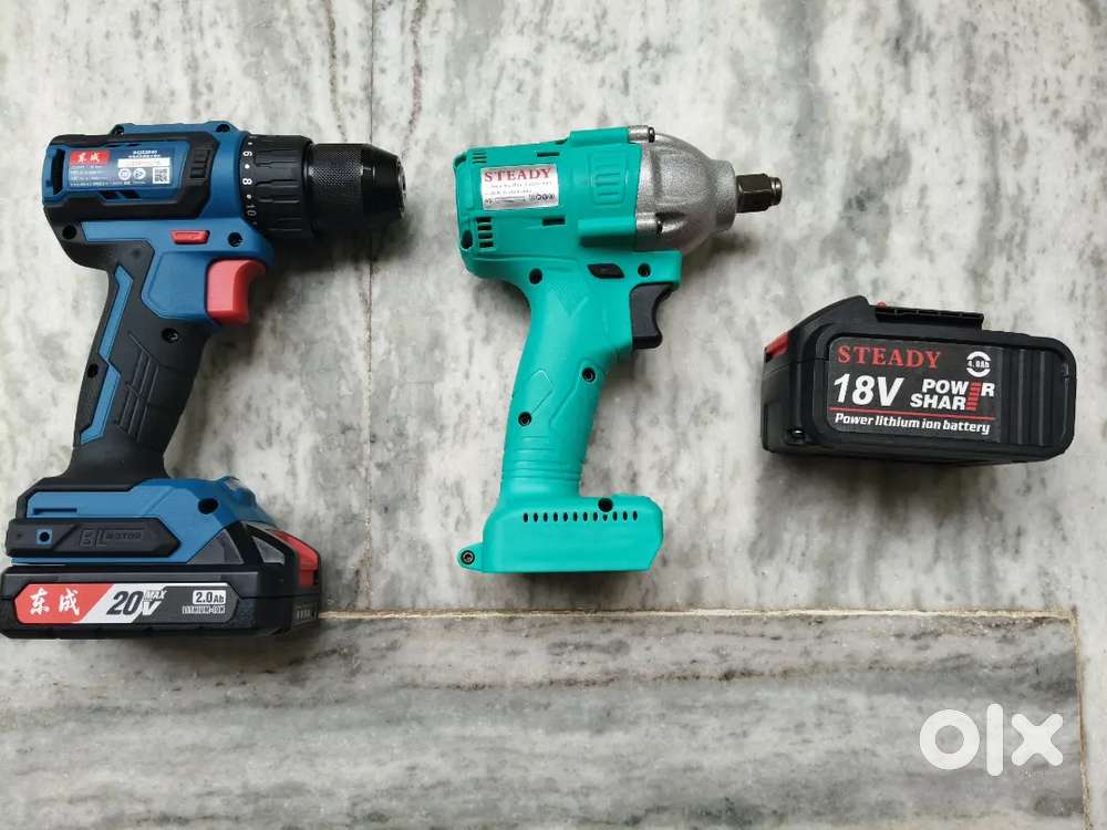 DRILLING MACHINE 20V ANDSTEADY 18V Cordless Impact Wrench