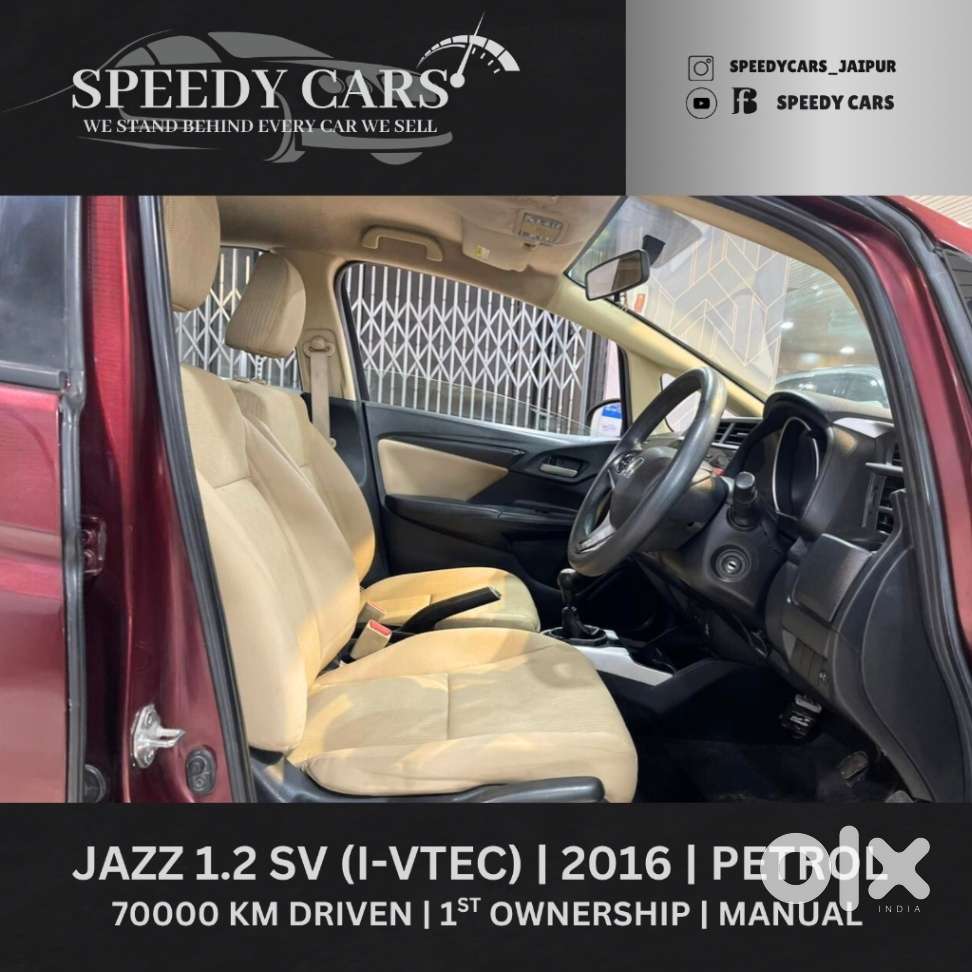 Honda Jazz 1.2 Sv I Vtec, 2016, Petrol
