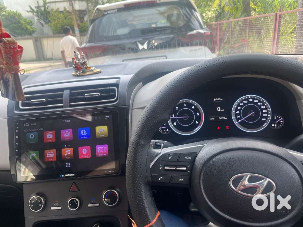 White Hyundai Creta 2021 (1.5 Diesel, 1st Owner, Up-16) In Mint
