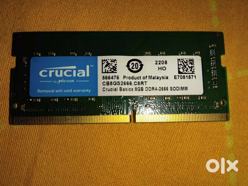 Laptop ram ddr4 8 gb 2666mhz wifi card
