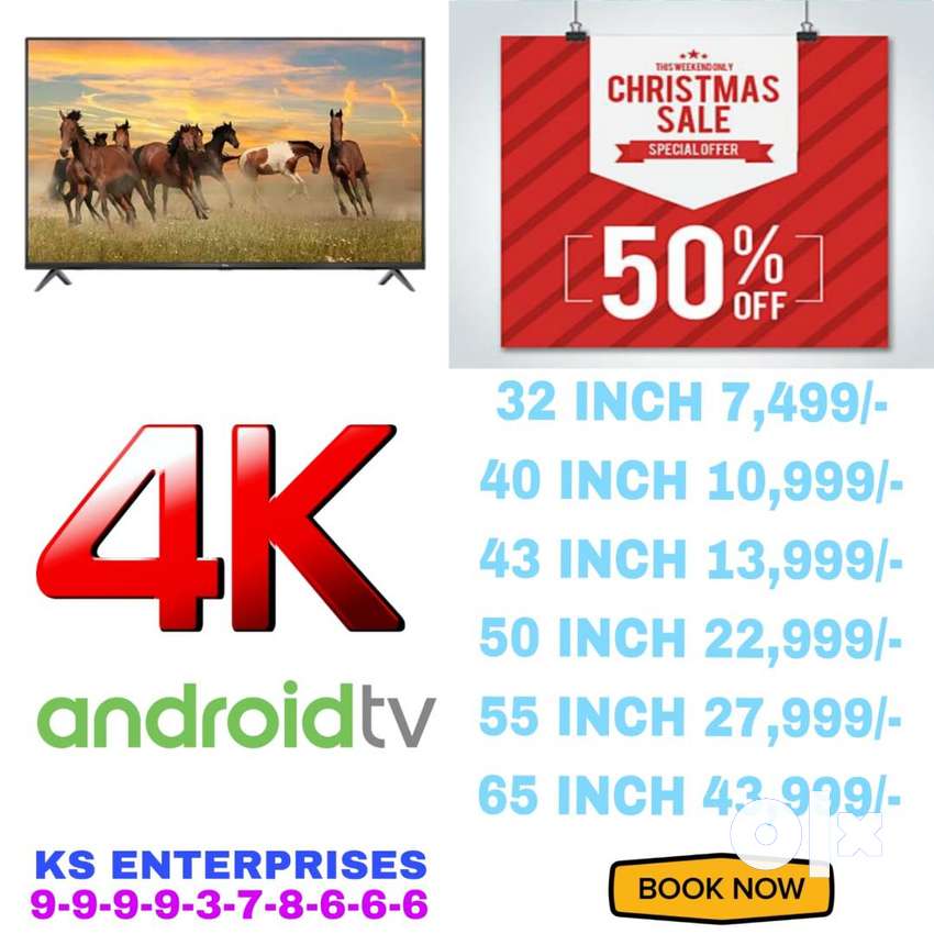 Inch Smart Android Led Tv Ultra Slim Design Call Now Cod Available