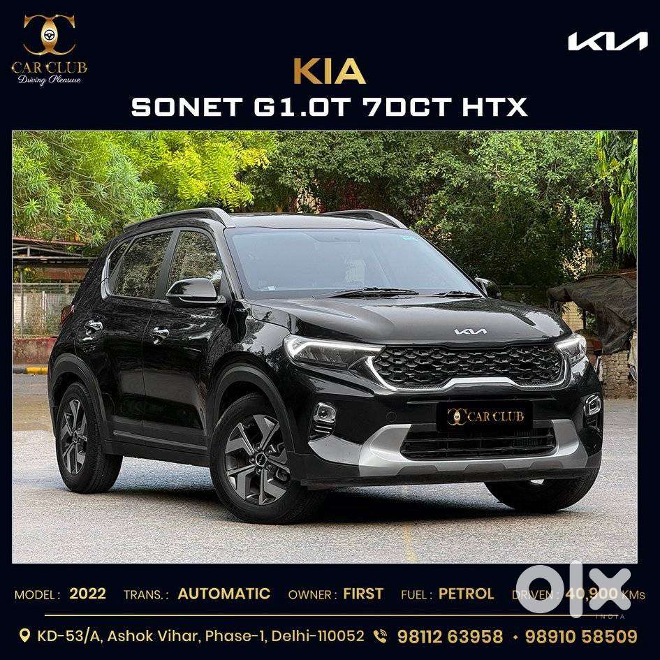 Kia Sonet 1.0 Htx Dct Anniversary Edition, 2022, Petrol