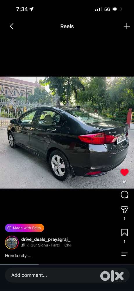 Honda City I Dtec Vx Option, 2015, Diesel