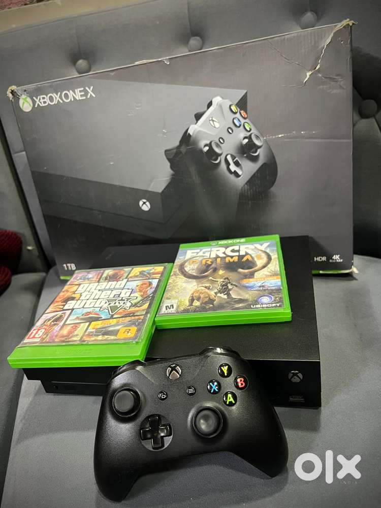 Microsoft Xbox One X 1TB Black Edition Games Entertainment