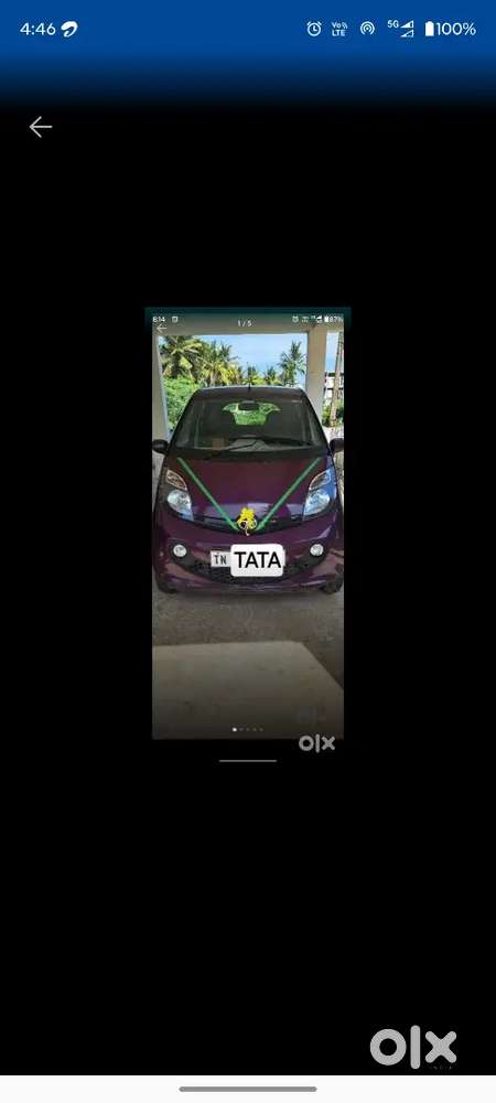 Tata Nano Top Model Twist Xt 2015 Purple Colour