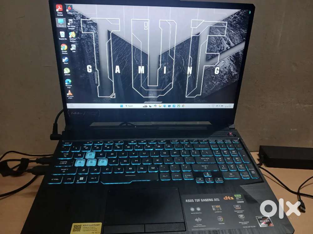 A15 Tuf ryzen 7 , 16 gb ddr5 ram, 512gb ssd, 4gb rtx 3050