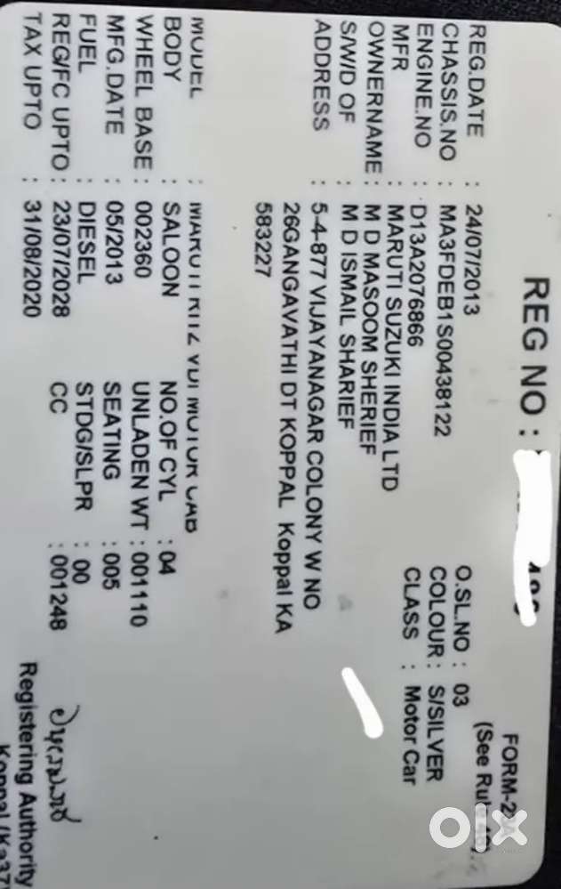 2013 Maruti Suzuki Ritz Vdi Automatic Diesel
