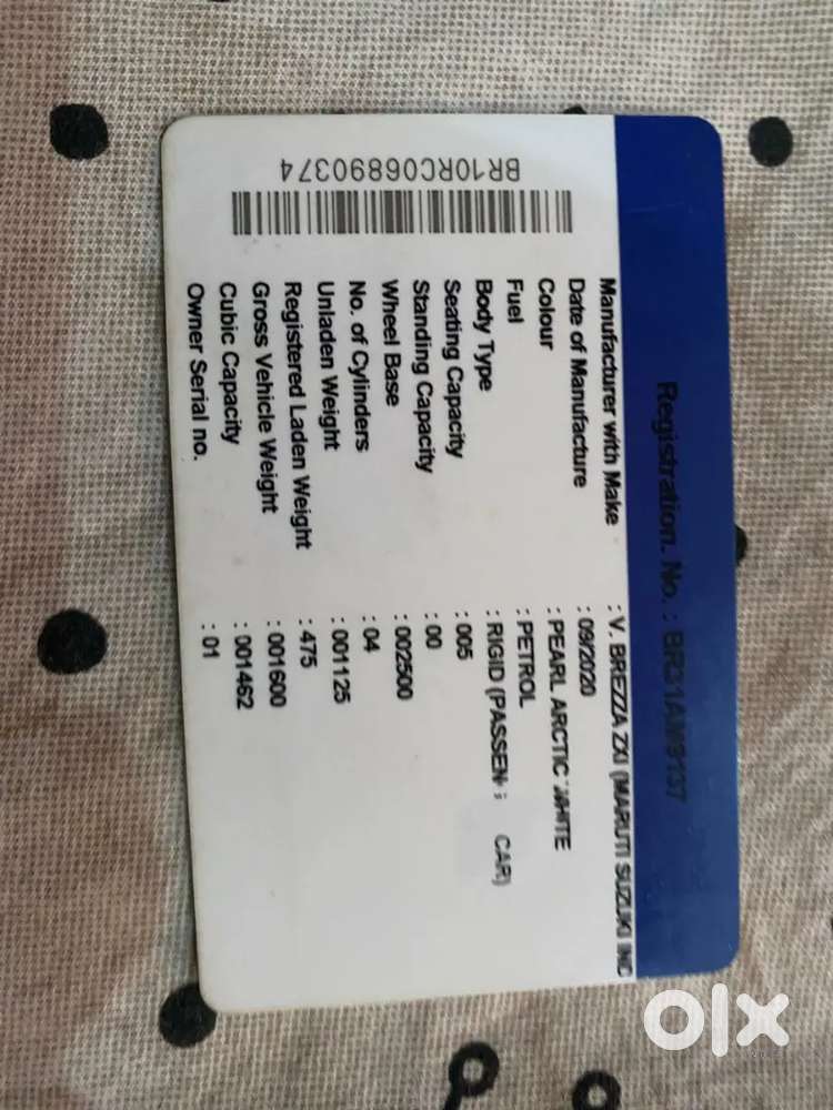 Maruti Suzuki Brezza Hybrid, Km Driven, 2020