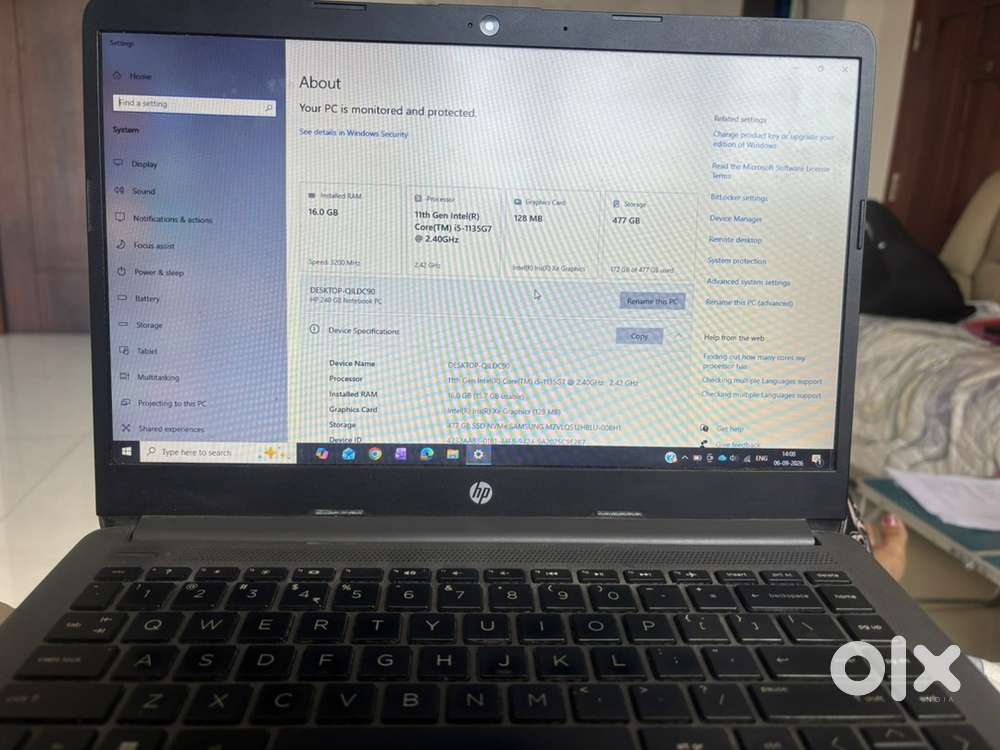Laptop HP240G8 notebook PC