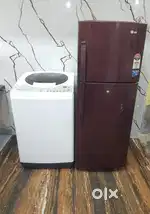 Lg latest double door refrigerator and ifb top load fully automatic WM
