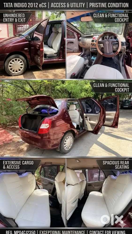 Tata Indigo Petrol- First Party, Almost New Condition, Dr Family Car*