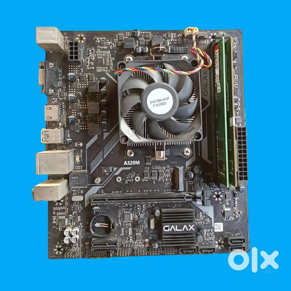 Galax A320M Motherboard with 8GB DDR4 Ram 450W PSU
