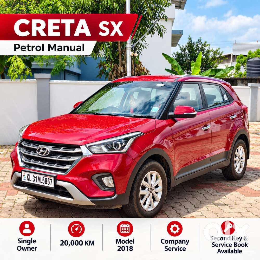Hyundai Creta 1.6 Sx, 2018, Petrol
