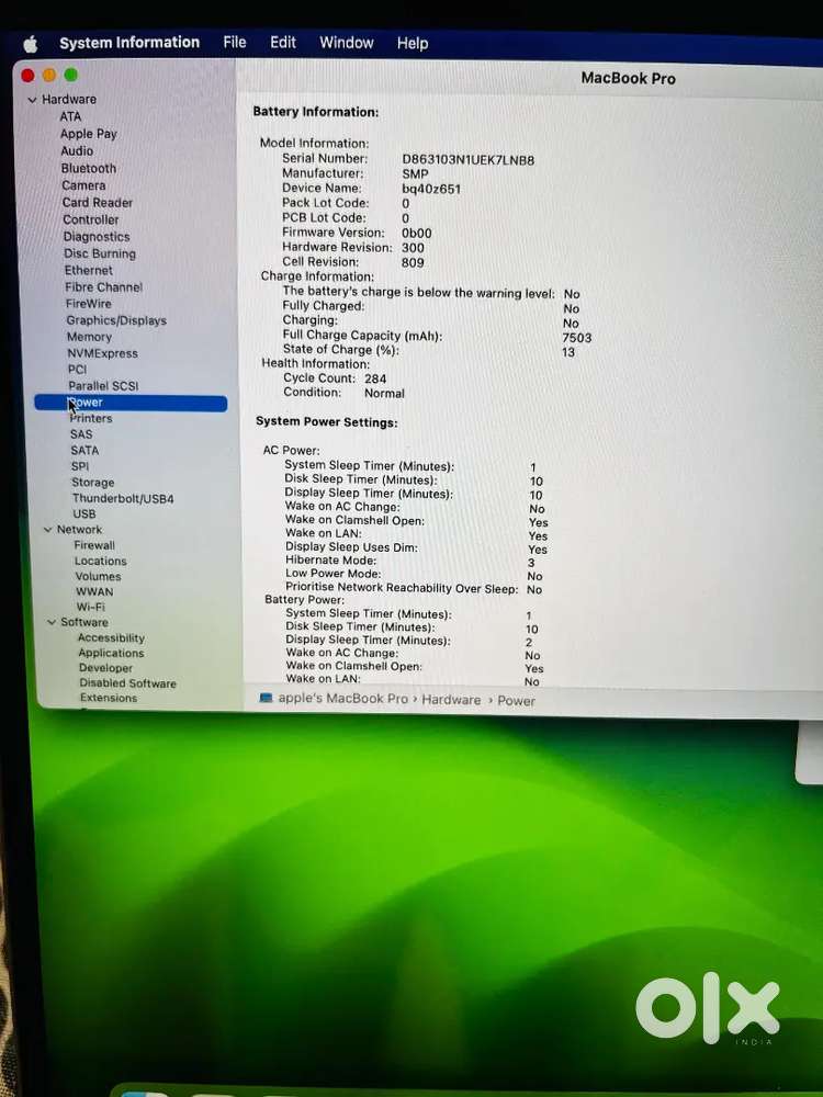 V - Apple MacBook Pro Touchbar 16/256 - i7 Processor