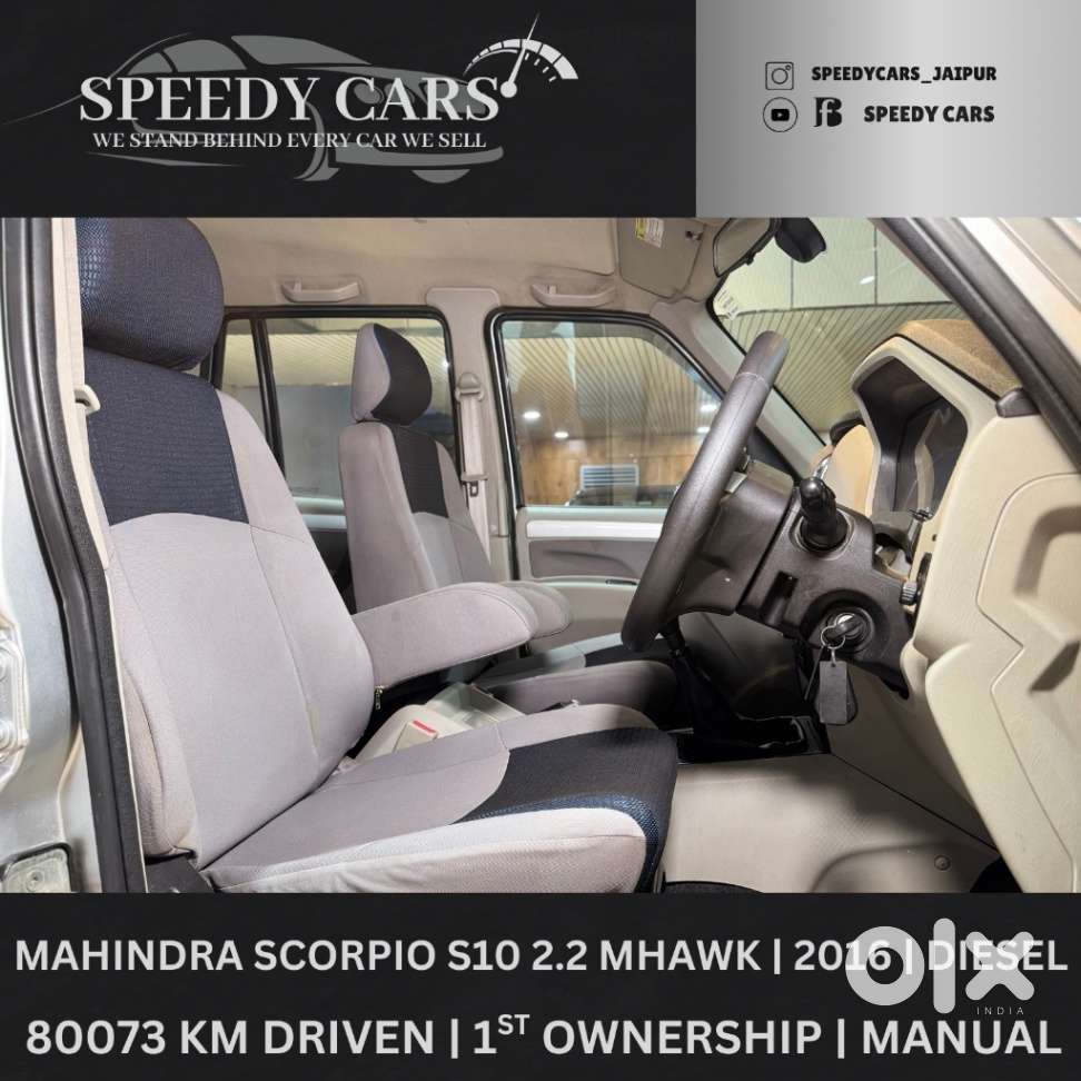 Mahindra Scorpio S10 7 Seater, 2016, Diesel