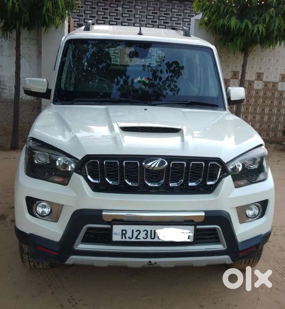 Mahindra Scorpio S 11 White Color Vip Sikar Number