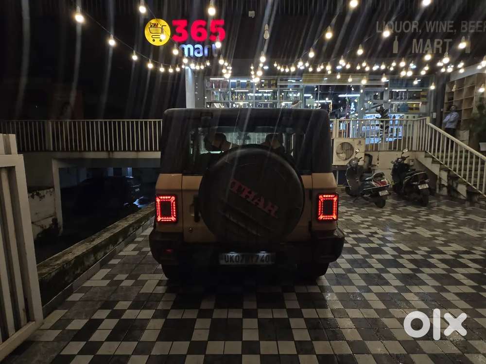 Mahindra Thar Only One In India Khaki Wrap