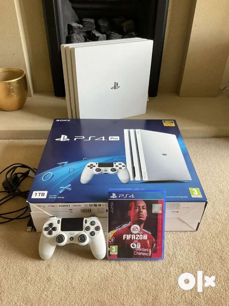 Sony PlayStation 4 Pro Console Glacier White 1TB