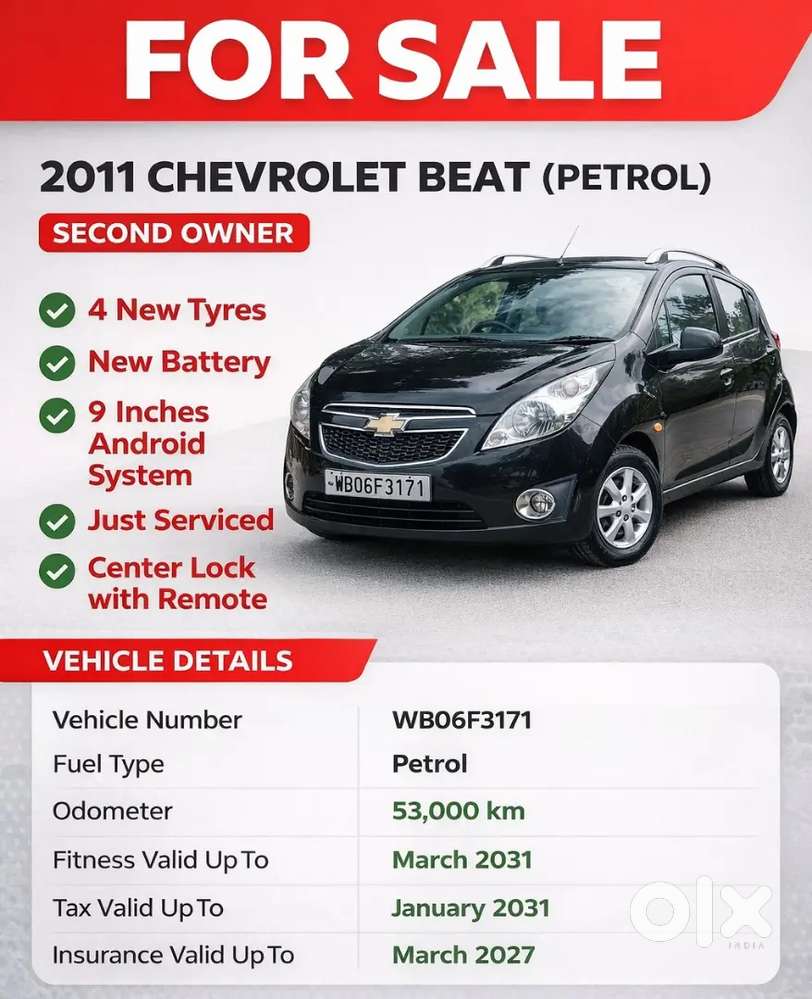 Chevrolet Beat 2011 Petrol Well Maintained