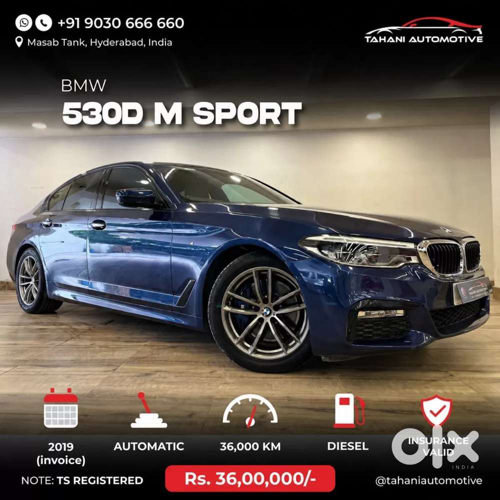Bmw 5 Series 3.0 530d M Sport, 2018, Diesel