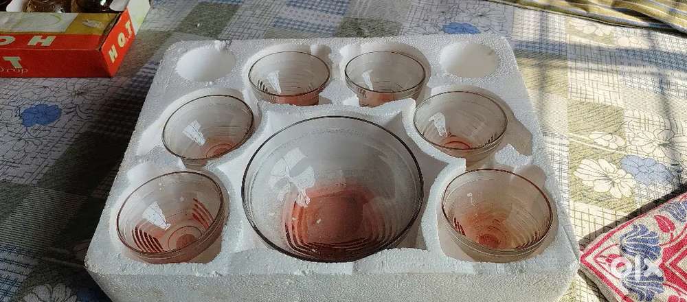 [Best for Diwali Gift] Bowl Set 6 Bowls and Jar