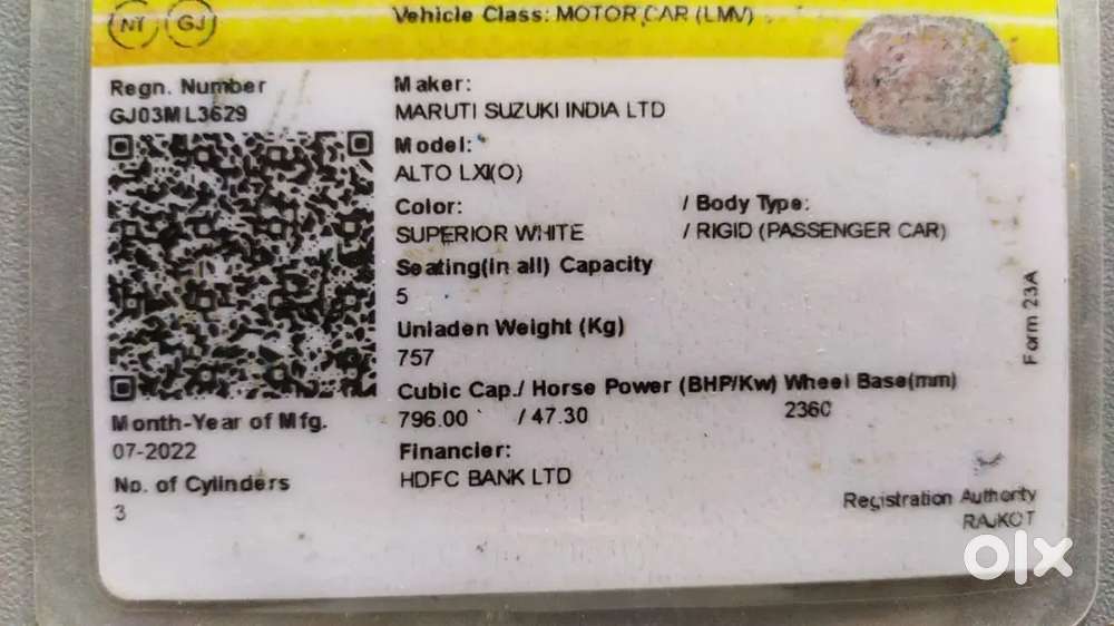 Maruti Suzuki Alto 800 2022 Petrol 14000 Km Driven