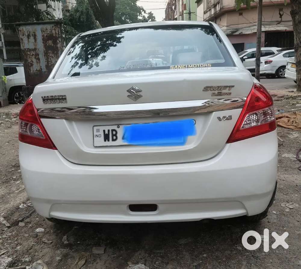 White Brand New Maruti Suzuki Dzire 2013