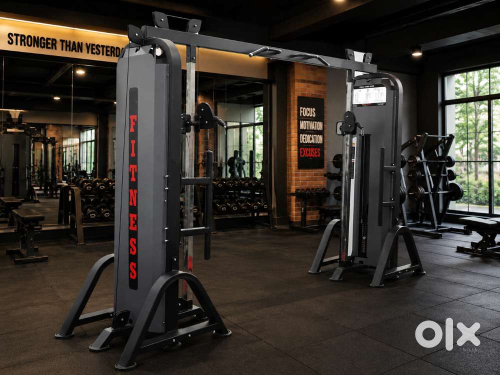Full gym machine setup at nominal cost in best look direct by company.