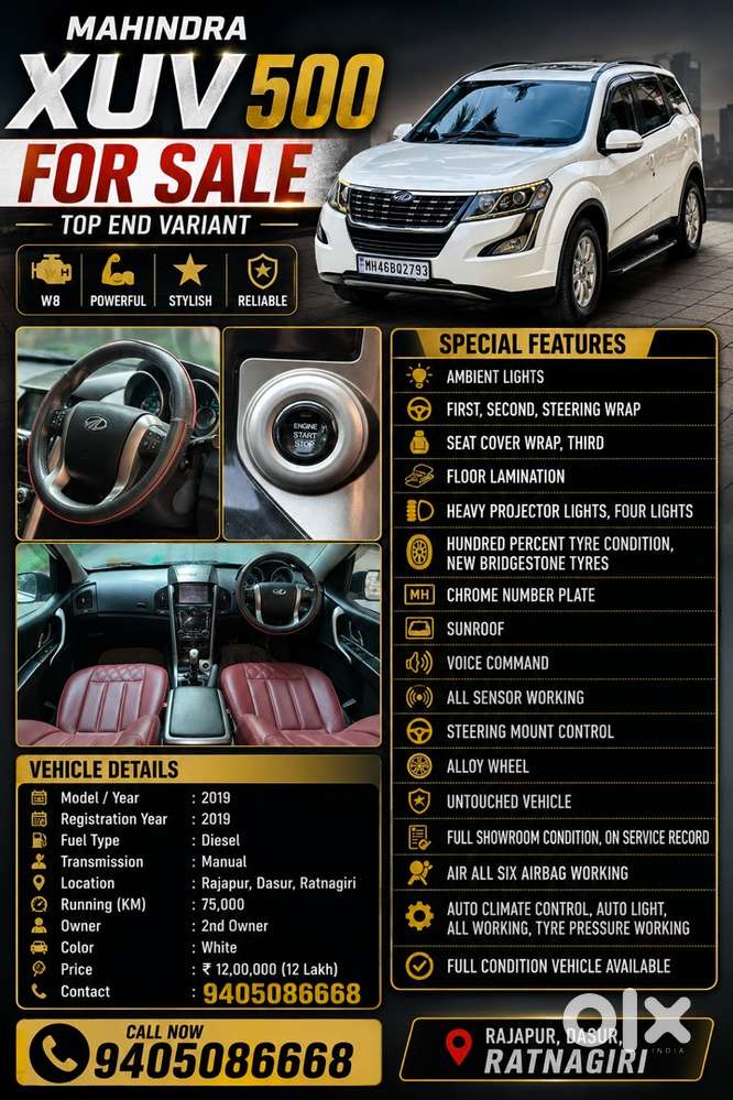 Mahindra Xuv500 Diesel 2019