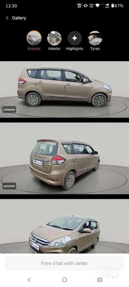 Maruti Ertiga 2016 December Very Good Condition