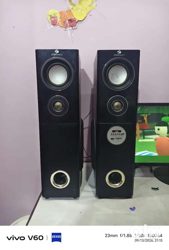 Zebronics Computer and Large Sound Speaker
