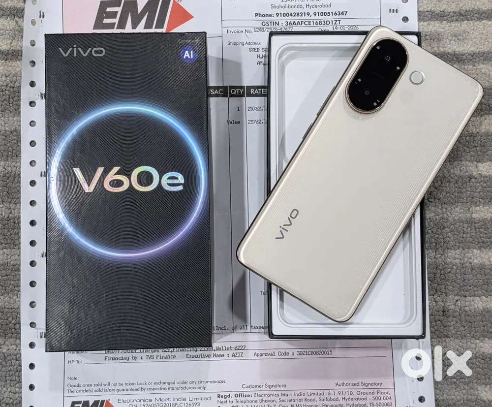 Vivo v60e 8/256 Gb 5 months warranty left
