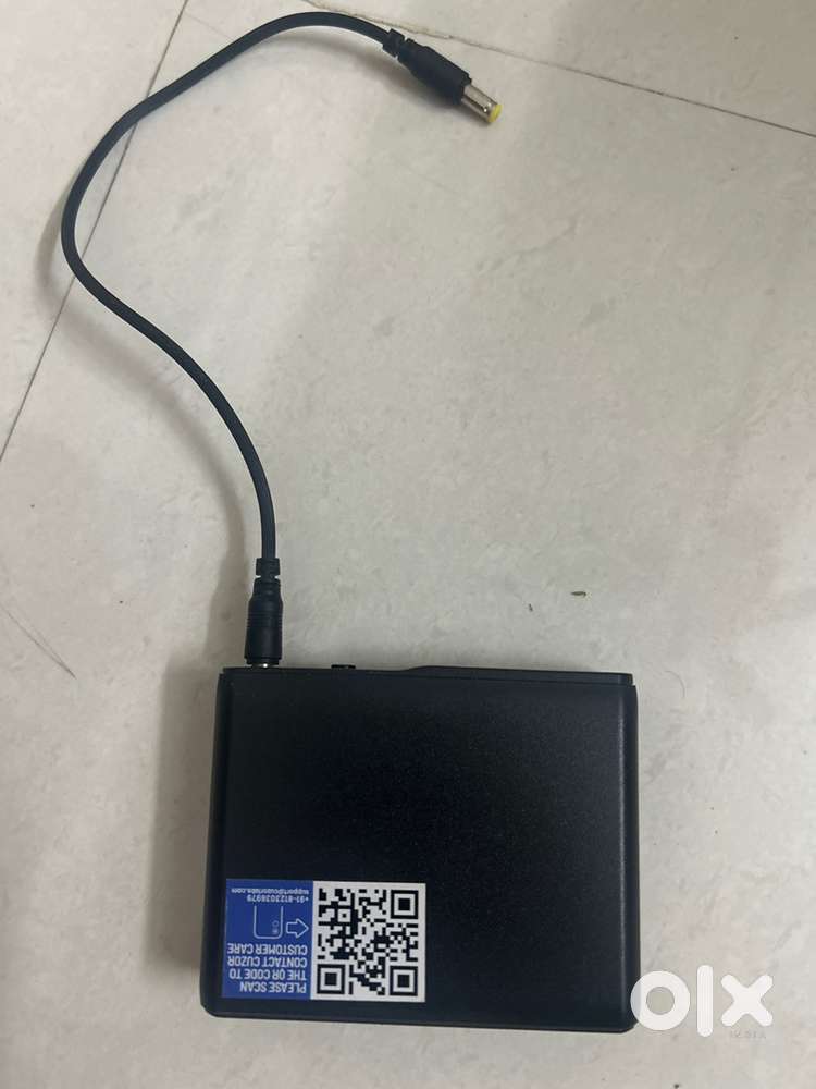 MiniUPS 12V 3A Cuzor wifi backup 8hrs suitable for Jiofiber