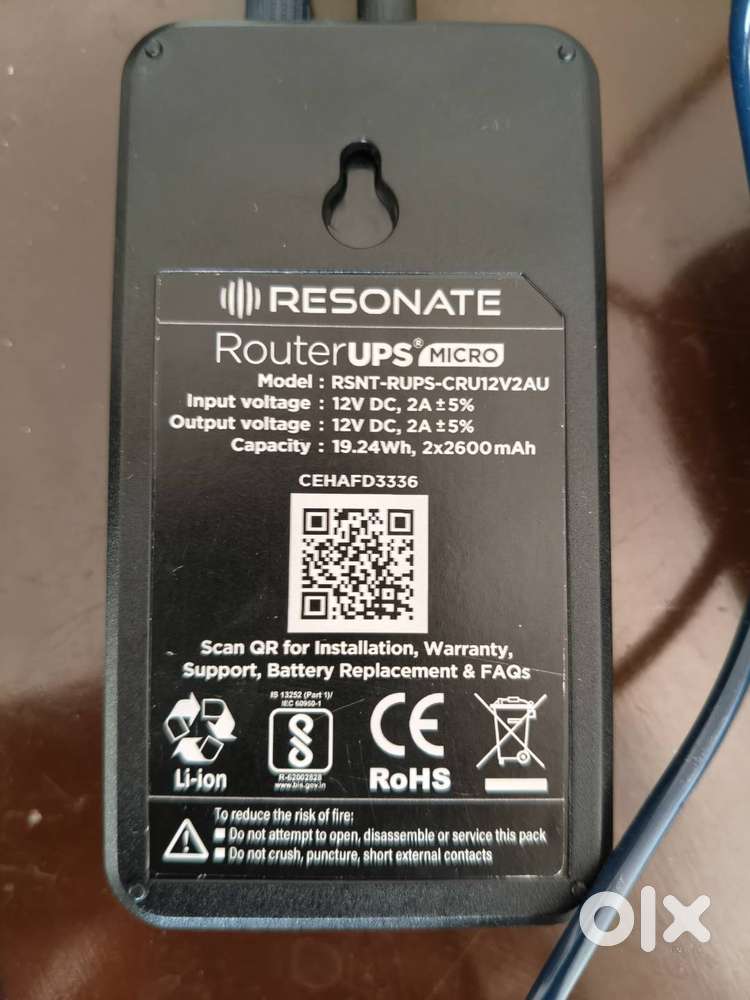 Wifi ups for router