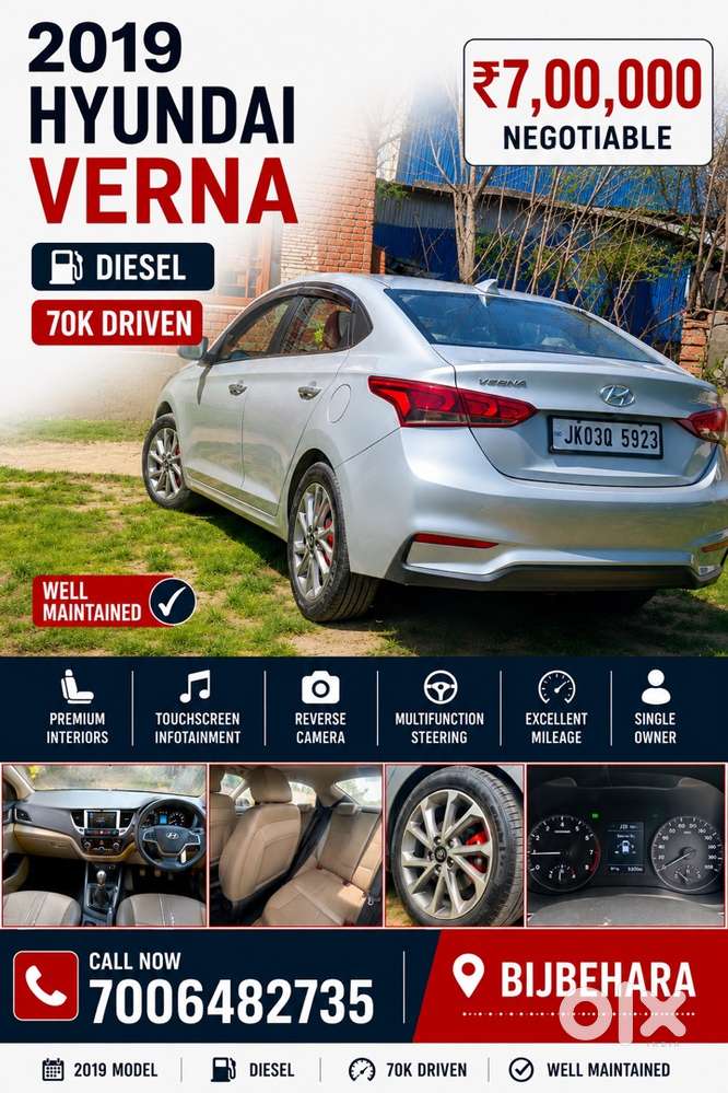 Hyundai Verna Diesel 2019