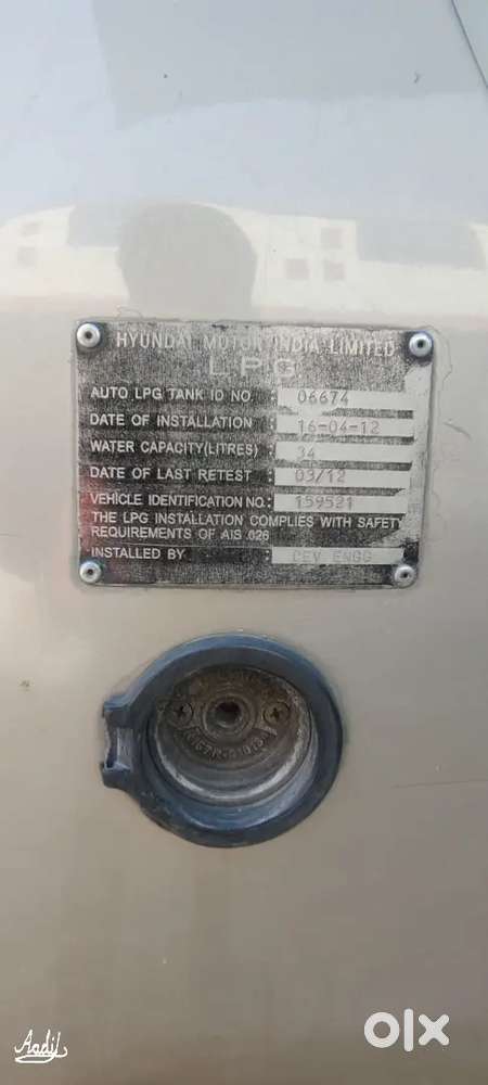 Hyundai I10 1.1 Magna Lpg 2012